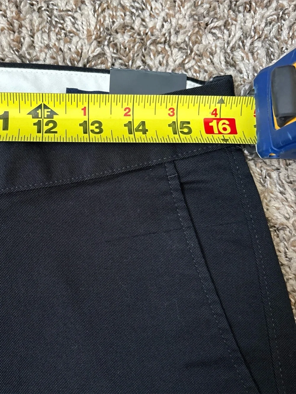 J. Crew Flex Men's Slim Fit Black Chino Pants, 31x32, NWT